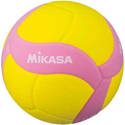 MIKASA Ballon de Volley Taille 4 Intérieur EVA Jaune Rose P9840 - Publicité MIKASA Ballon de Volley Taille 4 Intérieur EVA Jaune Rose P9840 - Publicité