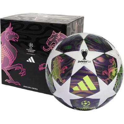 Ballon de football Adidas UCL 25/26 Final League Box Violet-Blanc JX9101 5 - Publicité Ballon de football Adidas UCL 25/26 Final League Box Violet-Blanc JX9101 5 - Publicité