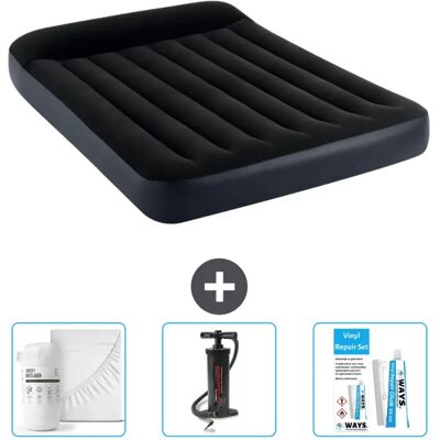 Intex Pillow Rest - Matelas gonflable 2 personnes - Pompe manuelle - Publicité Intex Pillow Rest - Matelas gonflable 2 personnes - Pompe manuelle - Publicité