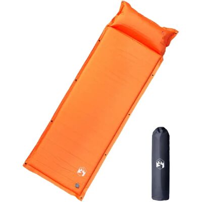 matelas de camping auto-gonflant vidaXL - Orange - 195x64x4.5cm - Publicité matelas de camping auto-gonflant vidaXL - Orange - 195x64x4.5cm - Publicité