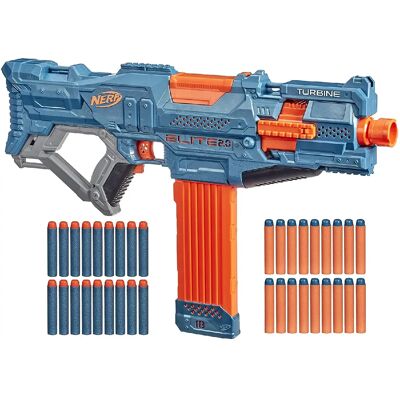 Nerf Elite 2.0 Turbine CS-18 - Bleu - Publicité Nerf Elite 2.0 Turbine CS-18 - Bleu - Publicité