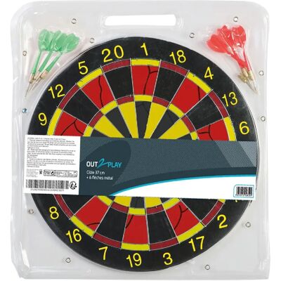 Outplay CIBLE 37CM 6 FLECHES O2P OUT2PLAY DB 2015 - Publicité Outplay CIBLE 37CM 6 FLECHES O2P OUT2PLAY DB 2015 - Publicité