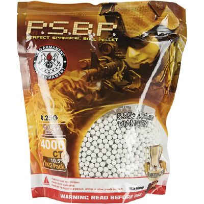G&g Billes airsoft 0,25 g - Blanches - Publicité G&g Billes airsoft 0,25 g - Blanches - Publicité