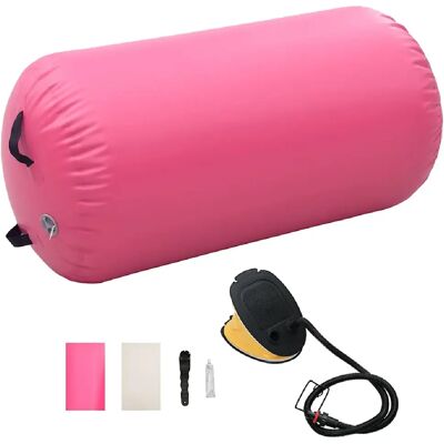 vidaXL Rouleau de gymnastique gonflable - 120x75 cm - Rose - Rouleau de gym - Publicité vidaXL Rouleau de gymnastique gonflable - 120x75 cm - Rose - Rouleau de gym - Publicité