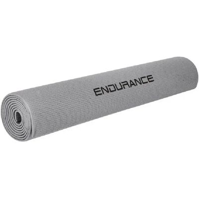 ENDURANCE Tapis de yoga et gymnastique 6 mm Gris 173 x 61 cm - Publicité ENDURANCE Tapis de yoga et gymnastique 6 mm Gris 173 x 61 cm - Publicité