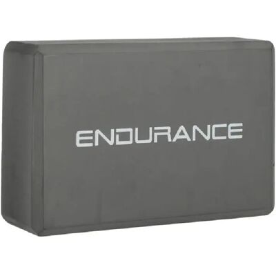 Endurance Bloc de yoga rectangulaire - Gris - Mousse EVA - Taille unique - Publicité Endurance Bloc de yoga rectangulaire - Gris - Mousse EVA - Taille unique - Publicité