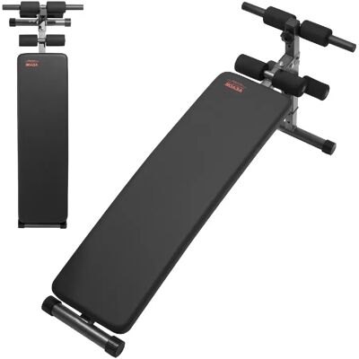 VEVOR TL906 - Banc à abdominaux pliable Noir/Gris, capacité 226 kg - Publicité VEVOR TL906 - Banc à abdominaux pliable Noir/Gris, capacité 226 kg - Publicité