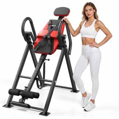 VEVOR QD002A - Noir et rouge - 136 kg - Pliable - Réglable 1,50–1,90 m - Publicité VEVOR QD002A - Noir et rouge - 136 kg - Pliable - Réglable 1,50–1,90 m - Publicité