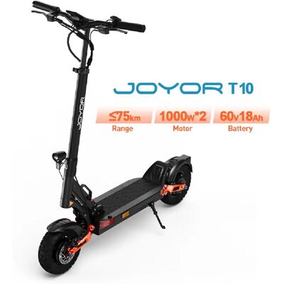 Joyor T10 - Noir orange - Publicité Joyor T10 - Noir orange - Publicité