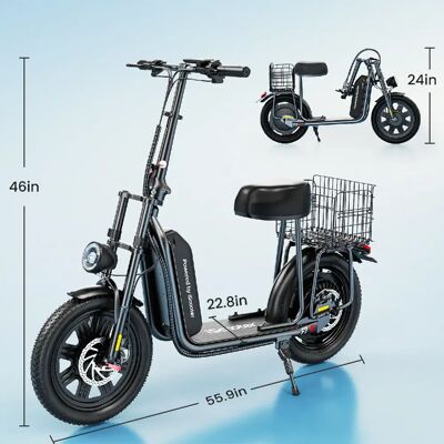 Trottinette Électrique Pliable iScooter F7 1000W 48V 45km/h Autonomie 72km Pneus 16 Pouces - Publicité Trottinette Électrique Pliable iScooter F7 1000W 48V 45km/h Autonomie 72km Pneus 16 Pouces - Publicité