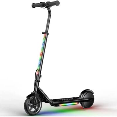 Trottinette Électrique Enfant iScooter K2 Pro Noire — LED, 16 km/h - Publicité Trottinette Électrique Enfant iScooter K2 Pro Noire — LED, 16 km/h - Publicité