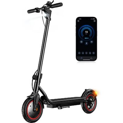Scooter Électrique iScooter W5 — 350W, App Bluetooth, 34 km - Publicité Scooter Électrique iScooter W5 — 350W, App Bluetooth, 34 km - Publicité