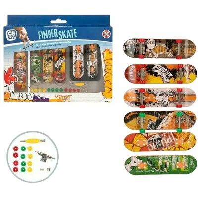 Colorbaby - Ensemble de skateboards pour doigts - 10 x 3 cm - Ensemble de skateboards pour doigts - Publicité Colorbaby - Ensemble de skateboards pour doigts - 10 x 3 cm - Ensemble de skateboards pour doigts - Publicité