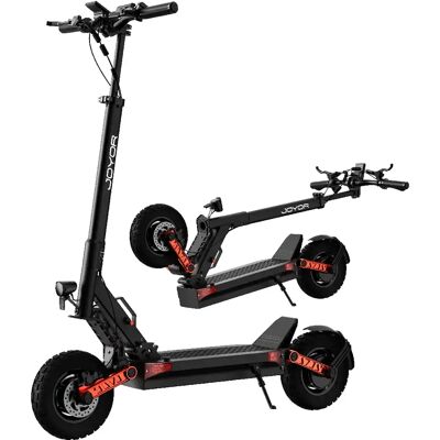 Trottinette Électrique JOYOR S8-S-Z, Double Moteur 1200W, Batterie 48V 26Ah, 55km/h, Autonomie 80km, Pliable - Publicité Trottinette Électrique JOYOR S8-S-Z, Double Moteur 1200W, Batterie 48V 26Ah, 55km/h, Autonomie 80km, Pliable - Publicité
