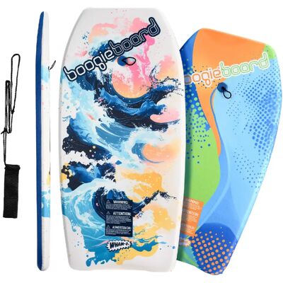 Wham-O Lot de 2 Planches de Boogie pour Enfants 8+ – Courbe/Vague - Publicité Wham-O Lot de 2 Planches de Boogie pour Enfants 8+ – Courbe/Vague - Publicité