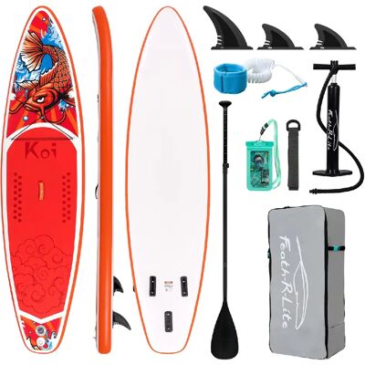 FUNWATER SUPFR01D SUP Board Wide Stable Max 180kg 335x82x15cm - Publicité FUNWATER SUPFR01D SUP Board Wide Stable Max 180kg 335x82x15cm - Publicité