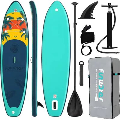 FUNWATER SUPFW55A SUP Board Wide Stable Max 180kg 335x83x15cm - Publicité FUNWATER SUPFW55A SUP Board Wide Stable Max 180kg 335x83x15cm - Publicité