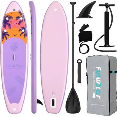 FUNWATER SUPFW55C SUP Board Wide Stable Max 180kg 335x83x15cm - Publicité FUNWATER SUPFW55C SUP Board Wide Stable Max 180kg 335x83x15cm - Publicité