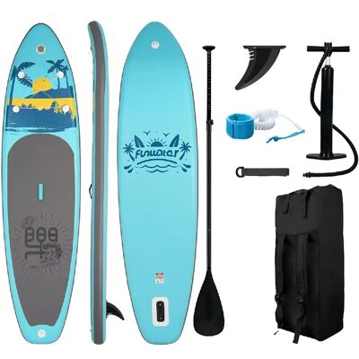 FUNWATER SUPFW27A SUP Board Wide Stable Max 180kg 335x83x15cm - Publicité FUNWATER SUPFW27A SUP Board Wide Stable Max 180kg 335x83x15cm - Publicité