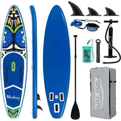 FUNWATER SUPFR02E SUP Board Wide Stable Max 180kg 350x83x15cm - Publicité FUNWATER SUPFR02E SUP Board Wide Stable Max 180kg 350x83x15cm - Publicité