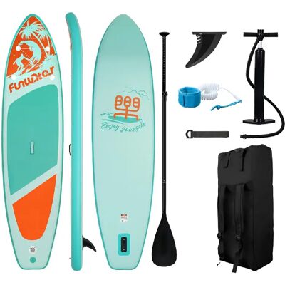 FUNWATER SUPFW28C SUP Board Wide Stable Max 180kg 350x86x15cm - Publicité FUNWATER SUPFW28C SUP Board Wide Stable Max 180kg 350x86x15cm - Publicité
