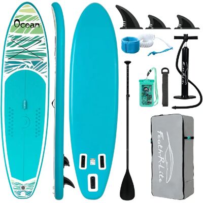 FUNWATER SUPFR03F SUP Board Wide Stable Max 180kg 335x82x15cm - Publicité FUNWATER SUPFR03F SUP Board Wide Stable Max 180kg 335x82x15cm - Publicité