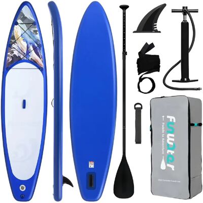 FUNWATER SUPFW53A SUP Board Wide Stable Max 180kg 350x83x15cm - Publicité FUNWATER SUPFW53A SUP Board Wide Stable Max 180kg 350x83x15cm - Publicité