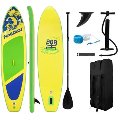 FUNWATER SUPFW28D SUP Board Wide Stable Max 180kg 350x86x15cm - Publicité FUNWATER SUPFW28D SUP Board Wide Stable Max 180kg 350x86x15cm - Publicité