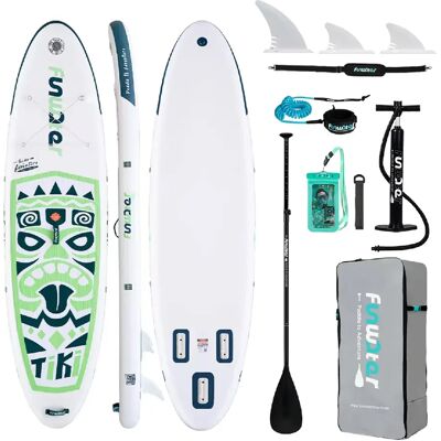 FUNWATER SUPFW05A SUP Board Wide Stable Max 180kg 320x83x15cm - Publicité FUNWATER SUPFW05A SUP Board Wide Stable Max 180kg 320x83x15cm - Publicité