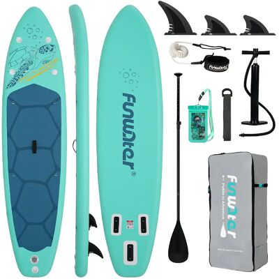 FUNWATER SUPFW58A SUP Board Wide Stable Max 165kg+ 335x83x15cm - Publicité FUNWATER SUPFW58A SUP Board Wide Stable Max 165kg+ 335x83x15cm - Publicité