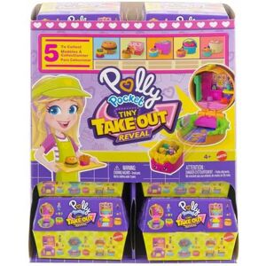 Polly Pocket Coffret Scène Pailletée, thème danse, avec mini-figurines Polly Pocket Coffret Scène Pailletée, thème danse, avec mini-figurines