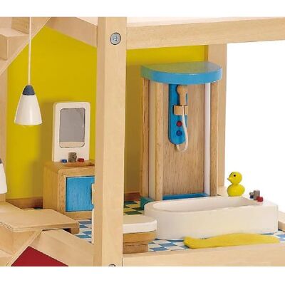 Générique Maison de poupée en bois - Multicolore - Publicité Générique Maison de poupée en bois - Multicolore - Publicité