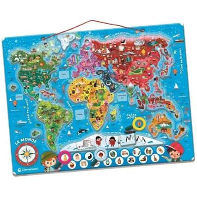 Clementoni Puzzle magnétique du monde - Publicité Clementoni Puzzle magnétique du monde - Publicité
