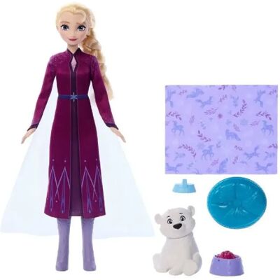 Générique Poupée Disney Elsa coffret ourson - Multicolore - Publicité Générique Poupée Disney Elsa coffret ourson - Multicolore - Publicité