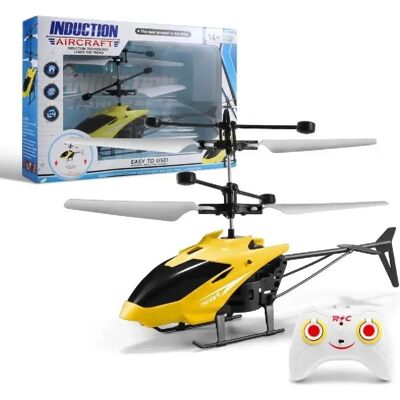 VURAHOME 9196 Hélicoptère Radiocommandé Enfant Vol Inductif Sans Caméra Jaune - Publicité VURAHOME 9196 Hélicoptère Radiocommandé Enfant Vol Inductif Sans Caméra Jaune - Publicité