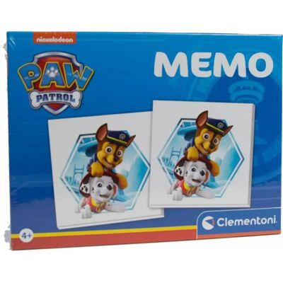 Clementoni Mémo Pat 'Patrouille - Jeu Éducatif - Publicité Clementoni Mémo Pat 'Patrouille - Jeu Éducatif - Publicité