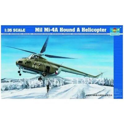 Kit de Modèle MI-4A HOUND A - 1/35 - Trumpeter - Publicité Kit de Modèle MI-4A HOUND A - 1/35 - Trumpeter - Publicité