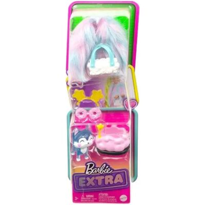 Mattel Barbie Extra set tenue et animal - Publicité Mattel Barbie Extra set tenue et animal - Publicité