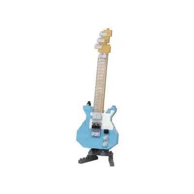 Nanoblock Mini Guitare Électrique Bleue - Kit Micro-Bâtiment - Publicité Nanoblock Mini Guitare Électrique Bleue - Kit Micro-Bâtiment - Publicité
