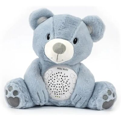 Peluche projecteur Milly Mally Ours Bleu - Publicité Peluche projecteur Milly Mally Ours Bleu - Publicité