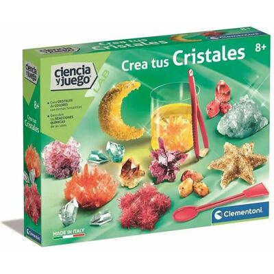 Clementoni kit scientifique Crea tus Cristales - Publicité Clementoni kit scientifique Crea tus Cristales - Publicité