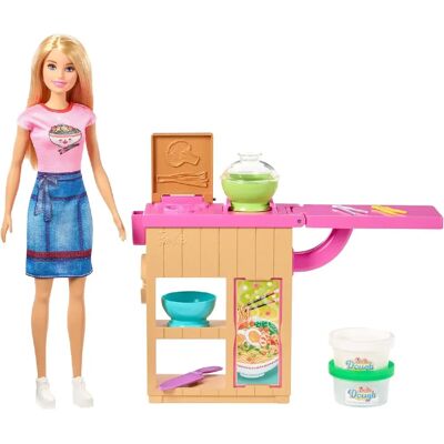 Mattel Barbie kit de jeu machine à nouilles - Publicité Mattel Barbie kit de jeu machine à nouilles - Publicité