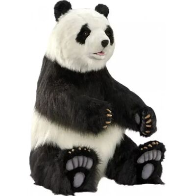 Hansa Peluche panda géant assis - Blanc - Publicité Hansa Peluche panda géant assis - Blanc - Publicité