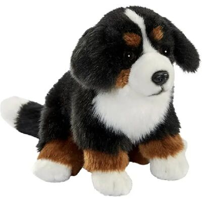 Anima peluche chien Bouvier bernois - Noir - Publicité Anima peluche chien Bouvier bernois - Noir - Publicité