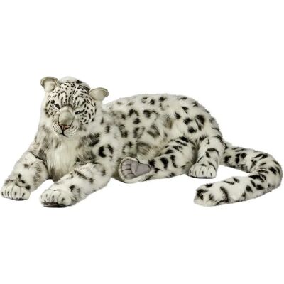 Hansa Peluche léopard des neiges couché - Multicolore - Publicité Hansa Peluche léopard des neiges couché - Multicolore - Publicité