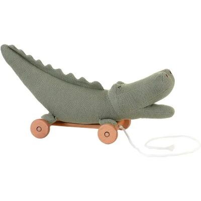 Egmont toys Jouet à tirer crocodile en coton - Publicité Egmont toys Jouet à tirer crocodile en coton - Publicité