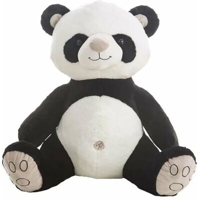 BigBuy Ourson en Peluche Panda Argent - 65cm - Jouet - Publicité BigBuy Ourson en Peluche Panda Argent - 65cm - Jouet - Publicité