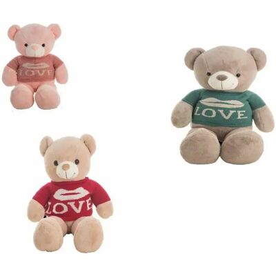 BigBuy BigBuy Ourson en peluche Carlitos Jumper 100 cm - Teddy Bear - Publicité BigBuy BigBuy Ourson en peluche Carlitos Jumper 100 cm - Teddy Bear - Publicité