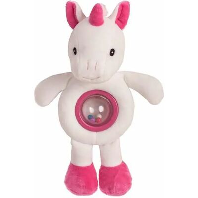 Bigbuy Peluche hochet licorne bébé - Rose - Publicité Bigbuy Peluche hochet licorne bébé - Rose - Publicité