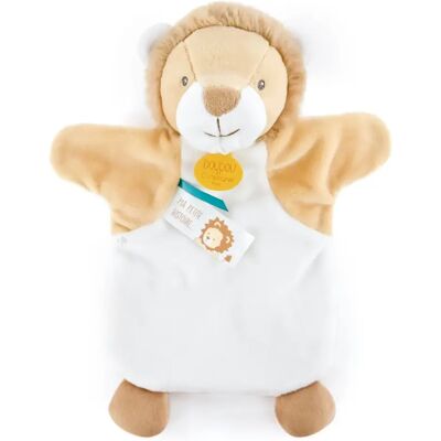 Linnea Doudou polyester 2 en 1 collection LES MARIONNETTES Lion - Publicité Linnea Doudou polyester 2 en 1 collection LES MARIONNETTES Lion - Publicité